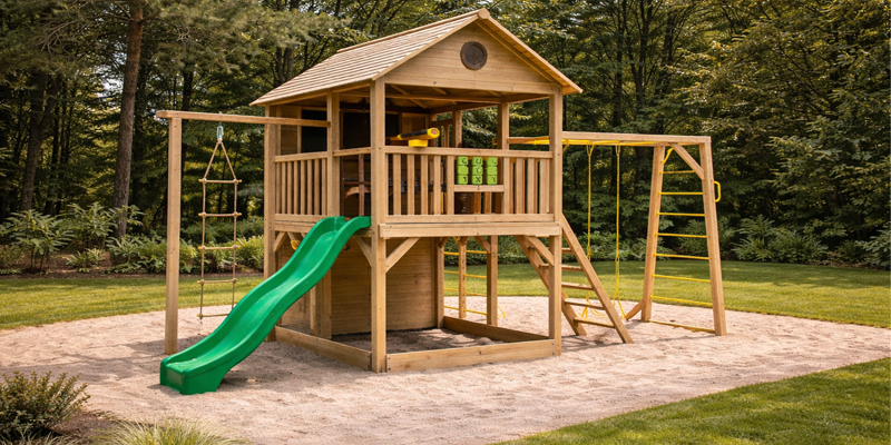 Lekplatsutrustning - Planering och installation i trädgård och park